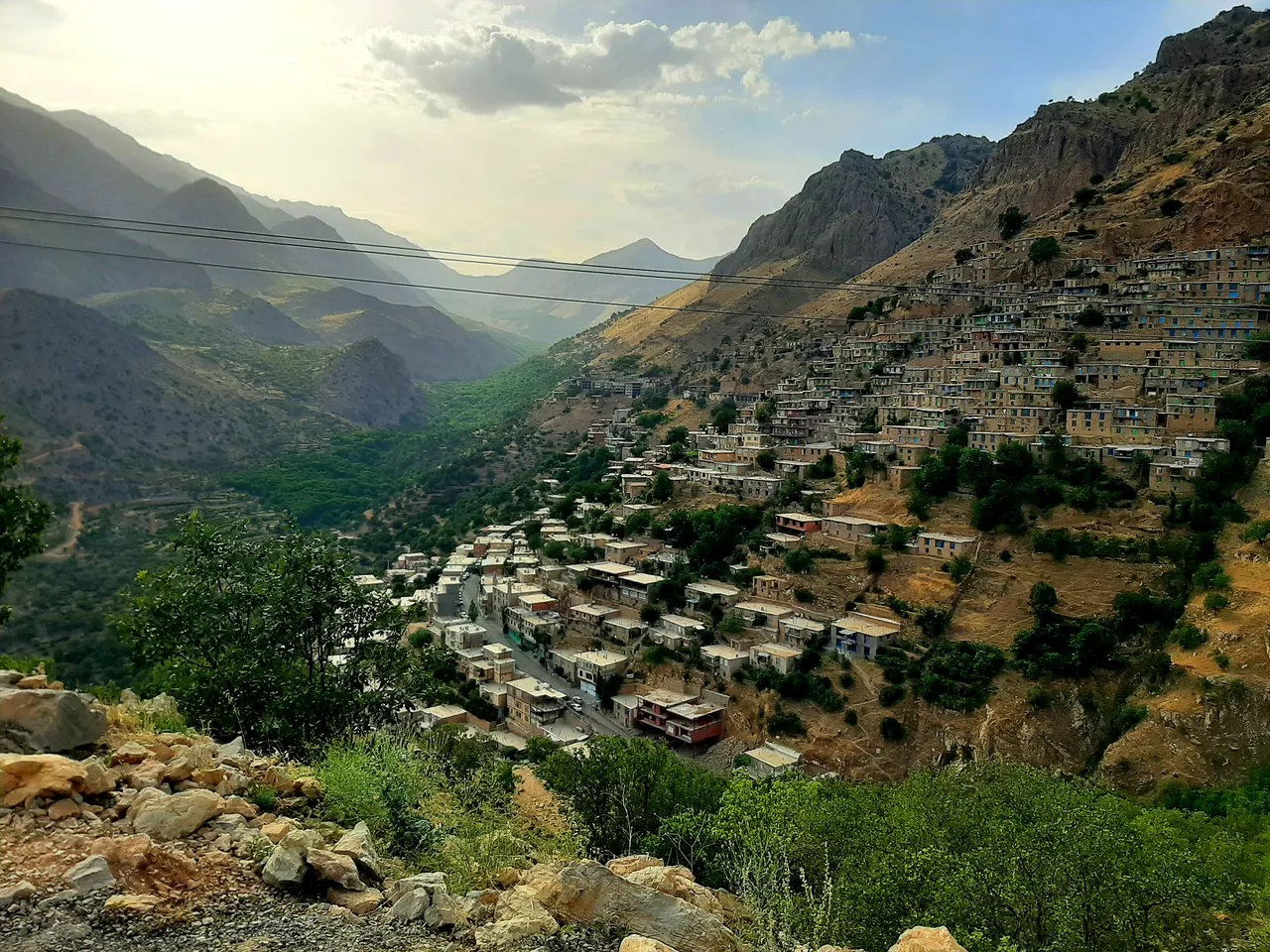 Hawraman mountain landscape